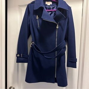 Michael Kors dark blue  winter  coat ..wore 4x
